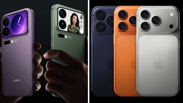 5 funções do Xiaomi 17 Pro Max que são parecidas com as do iPhone 17 Pro Max