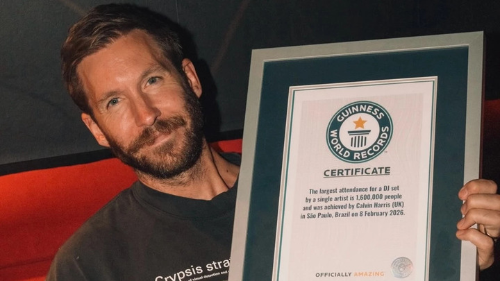 Calvin Harris toca para 1,6 milhão de pessoas em show recorde em São Paulo