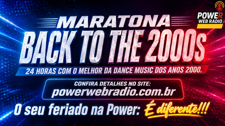 Maratona Back To The 2000s. 24 horas com o melhor da Dance anos 2000.